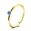 Blue Turquoise Silver Rings NSR-2476-BTQ